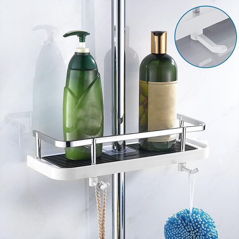 💥Bathroom Pole Shower Storage Rack Holder💥