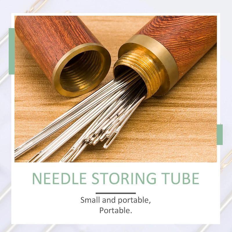 Self-threading Sewing Needles