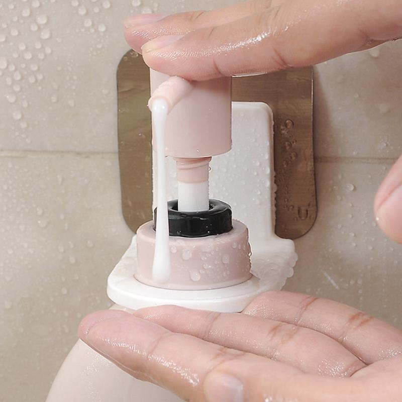 Multifunctional Pump Bottle Dispenser Holder Shampoo Holder