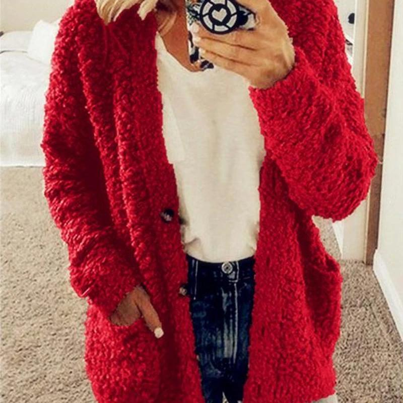 Dimoohome™ Women's Plush Casual Coat