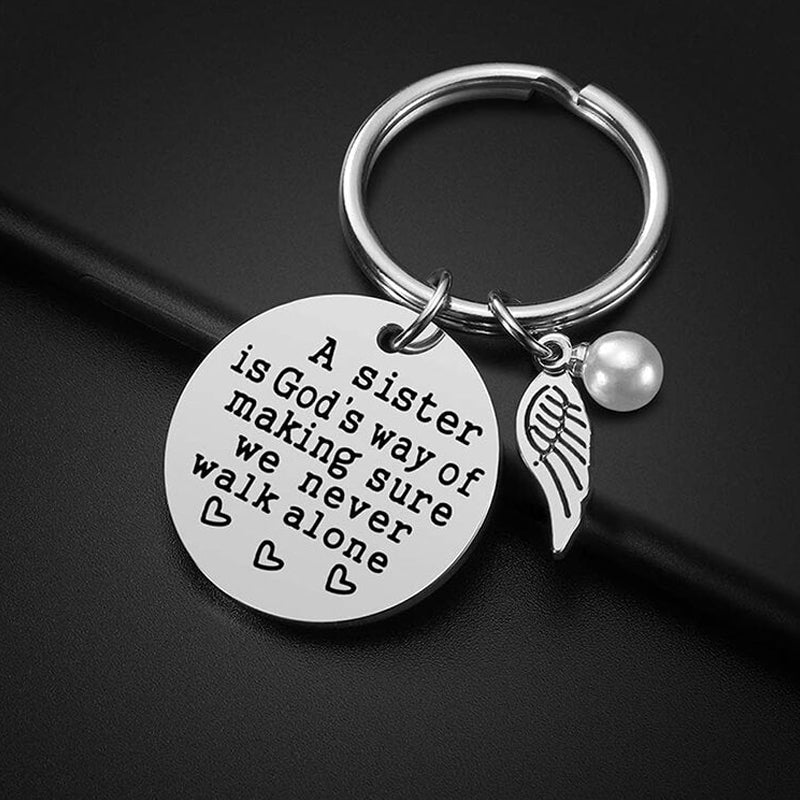 Sister Keyring, Gift Keychain for Best Friends