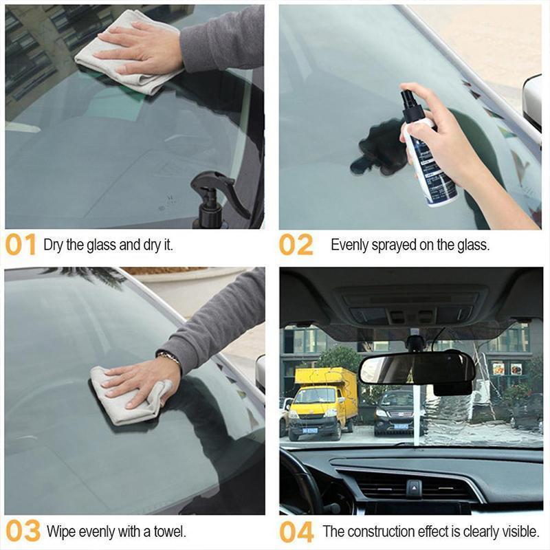 All-Purpose Glass Cleaner Auto Glass Oil Film Remover Windshields Cleaning Liquid