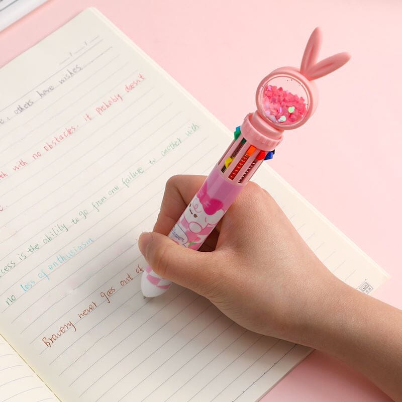 10 Colors Cartoon Rabbit Ballpoint Pens - 🐰Easter Gift