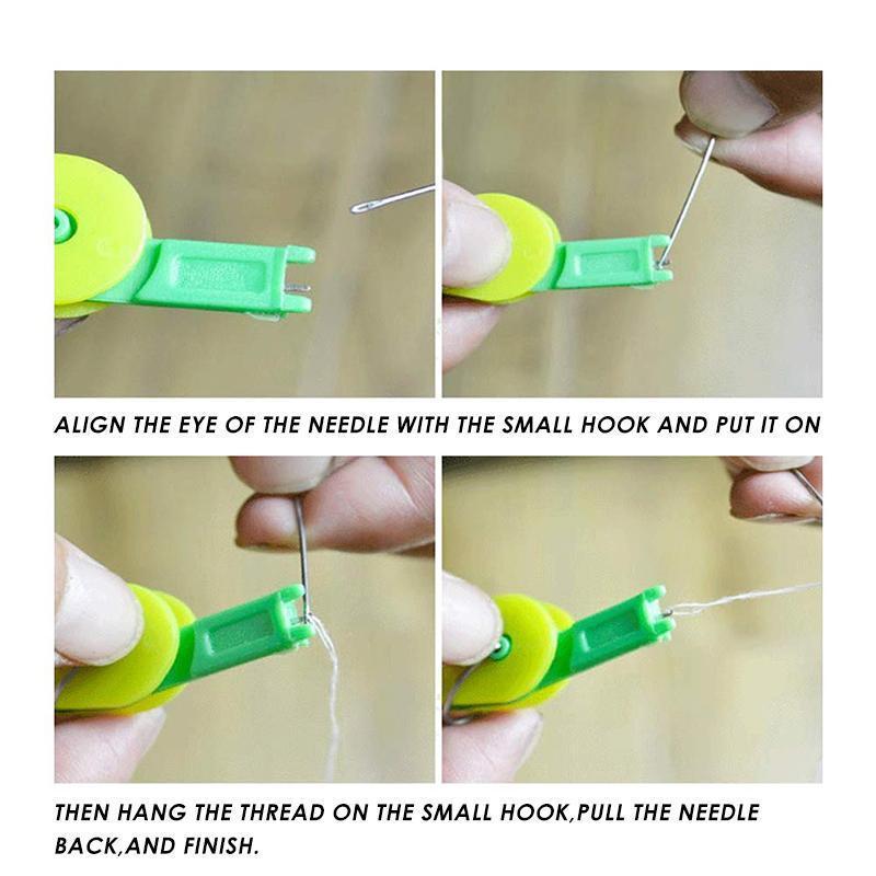 🧵Automatic Threading Aid Needle Threader