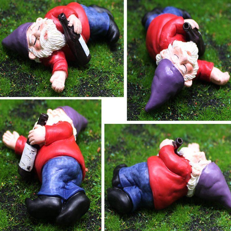 Perfect Fun Drunk Gnomes For Any Garden