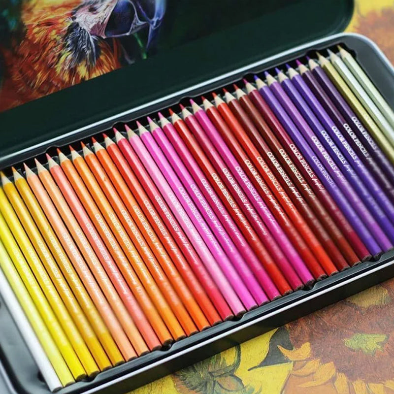 Portable Colored Pencils Set