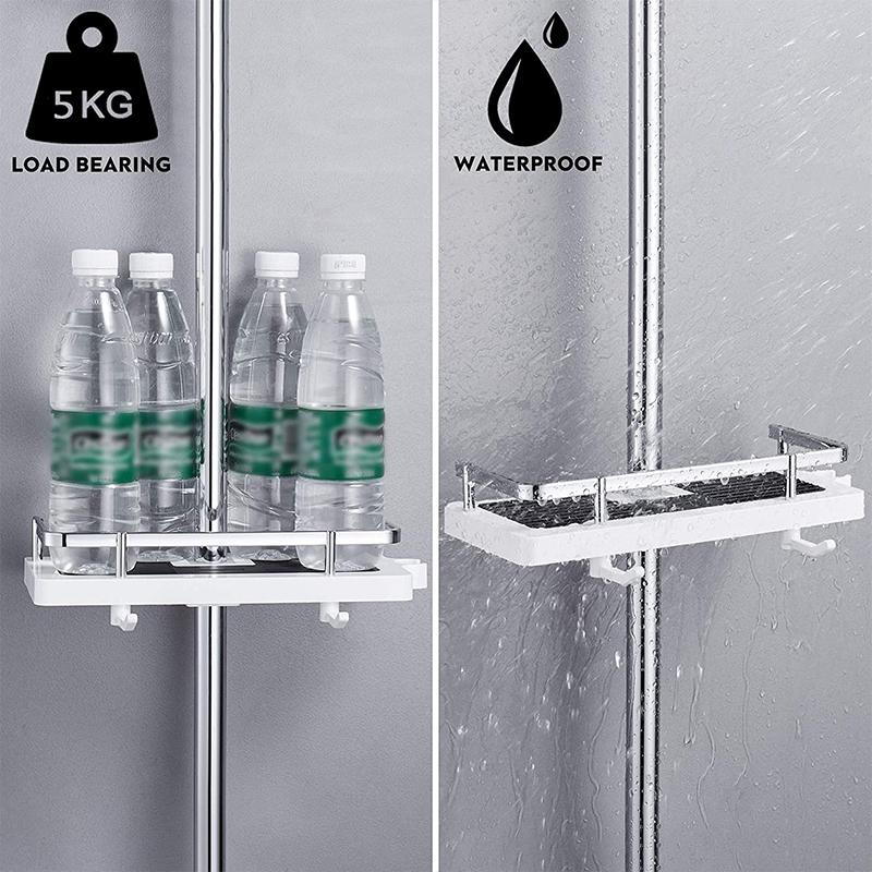 💥Bathroom Pole Shower Storage Rack Holder💥