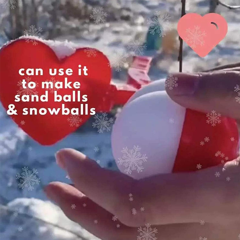 Winter Mini Snowball Maker Outdoor Snow Toys, Summer Beach Sand Mold