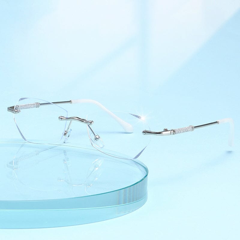 Fashionable Anti-blue Light Rimless Reading Glasses