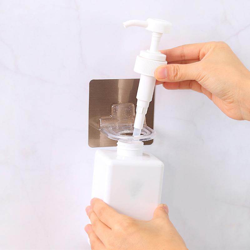 Multifunctional Pump Bottle Dispenser Holder Shampoo Holder