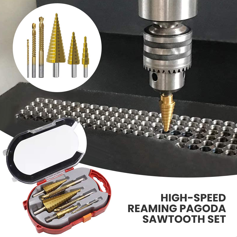 High-speed Reaming Pagoda Sawtooth Set (6pcs)