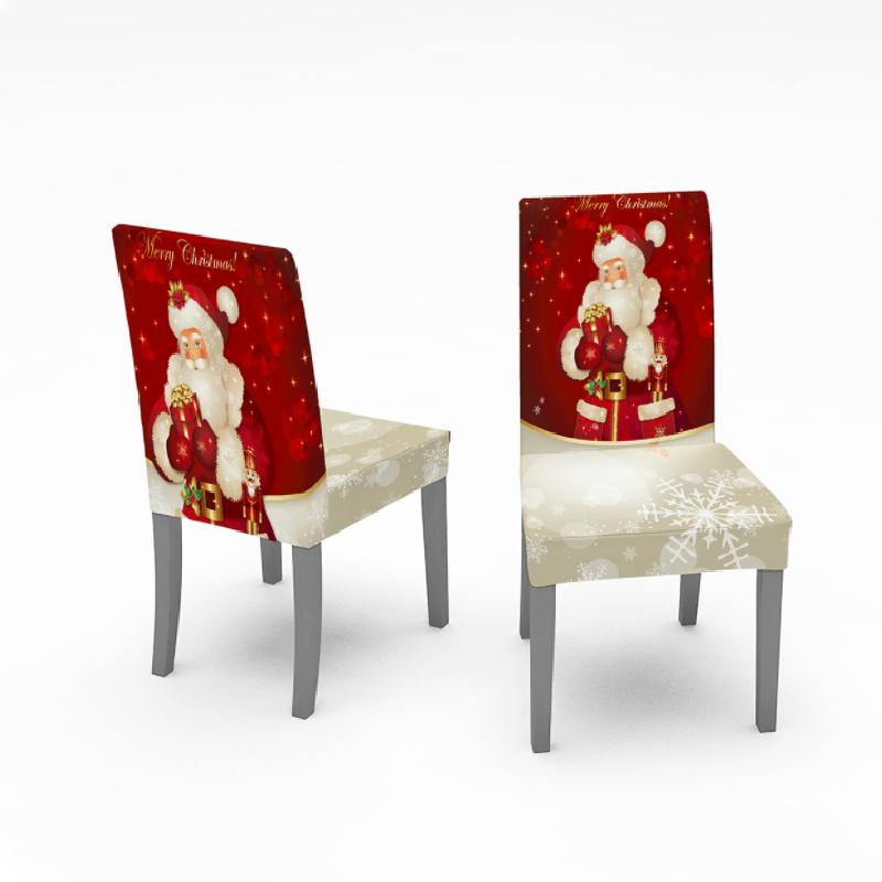 Christmas Decoration Tablecloth Chair Cover