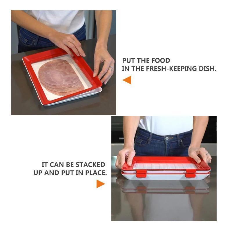 Creative Rectangle Food Preservation Tray