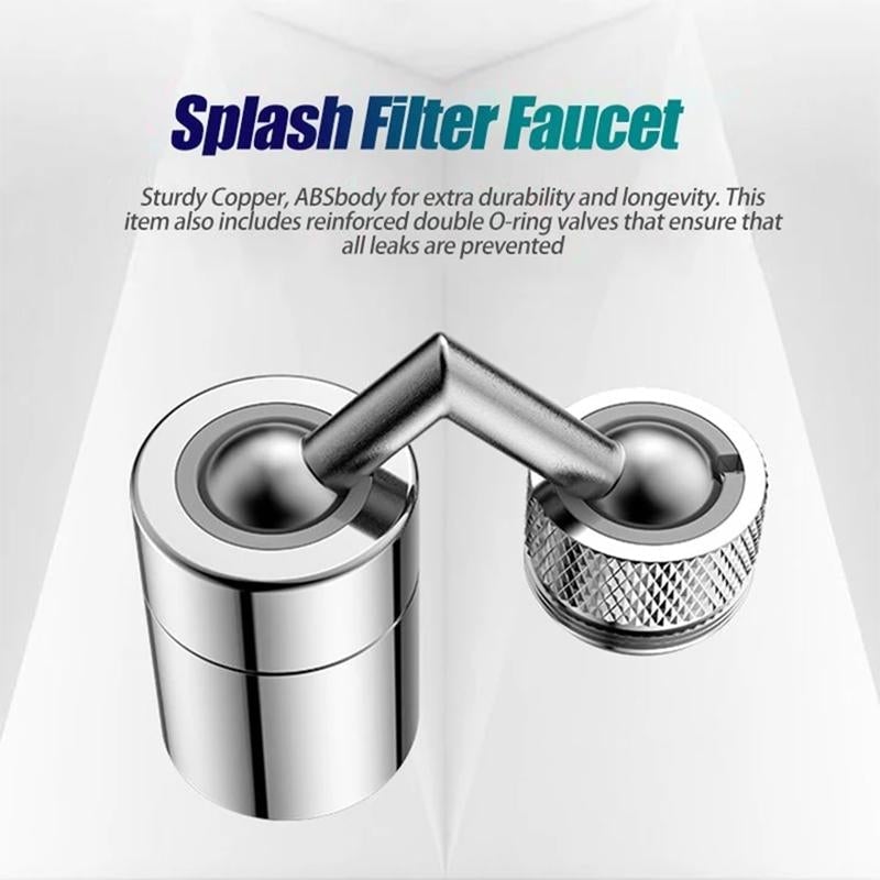 720° Rotatable Universal Splash Filter Faucet with 4-Layer