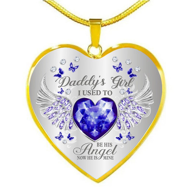 2023 Warm Gift - Daddy's Girl Heart Necklace