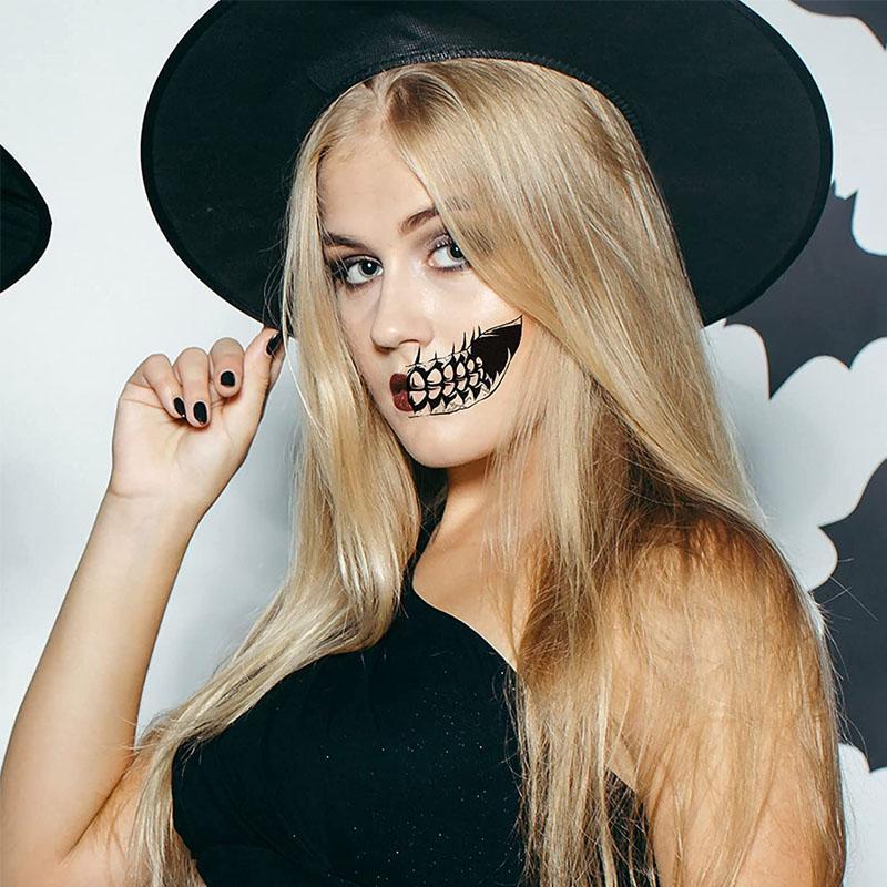 Halloween Prank Makeup Temporary Tattoo (10pcs)