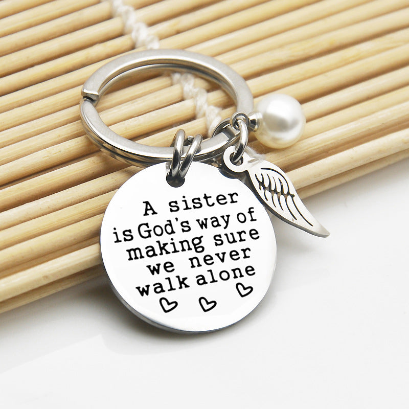 Sister Keyring, Gift Keychain for Best Friends