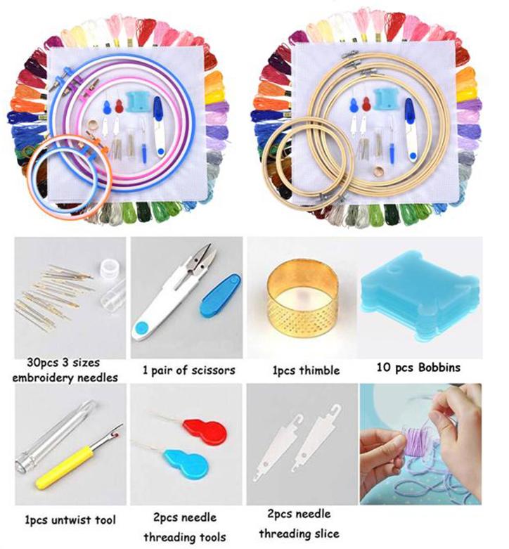 DIY Magic Embroidery Pen Set Punch Needles