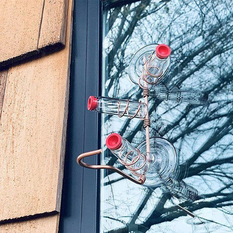 Geometric Window Hummingbird Feeder