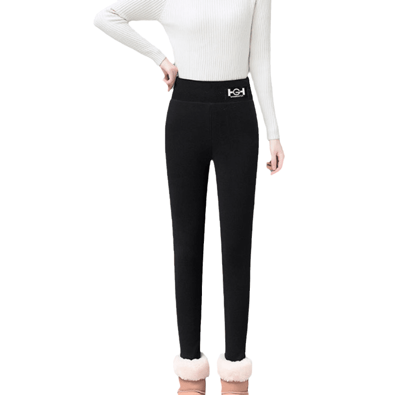 Women Fashionable Thermal Cashmere Slim Pants