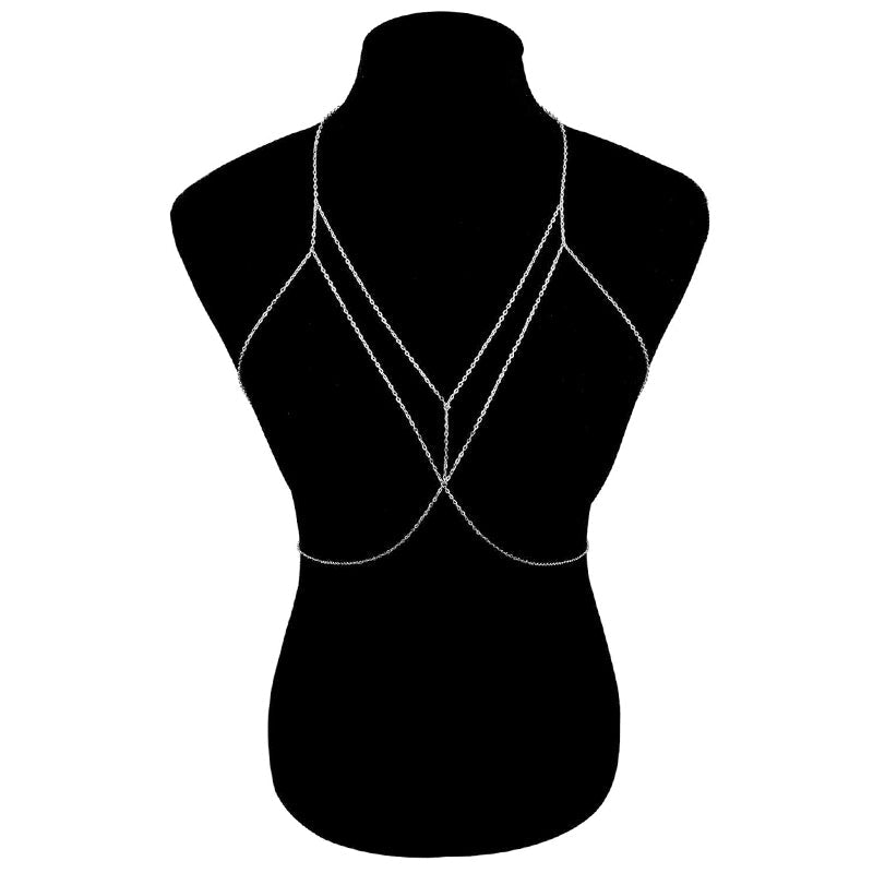Fashion Layered Body Chain Bra