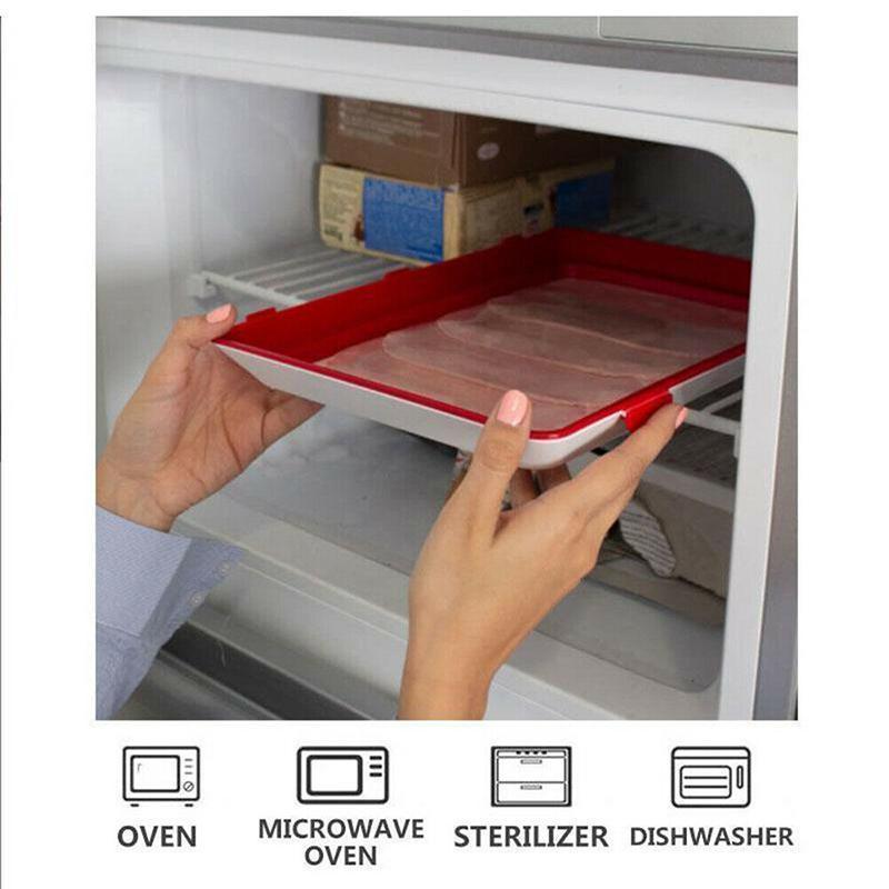 Creative Rectangle Food Preservation Tray