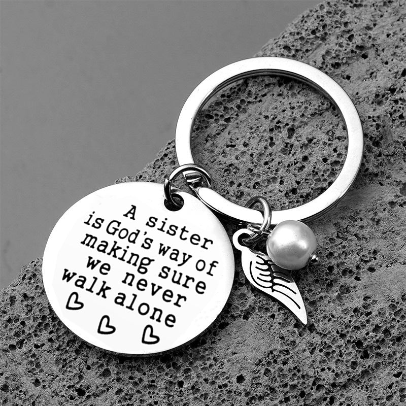 Sister Keyring, Gift Keychain for Best Friends