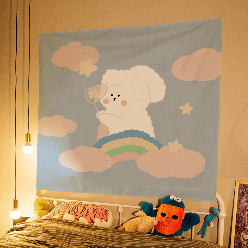 Cute Cartoon Everyday Tapestry