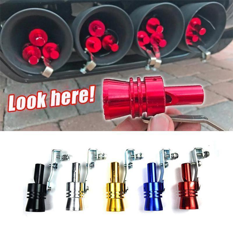 Exhaust Pipe Oversized Roar Maker Turbo Exhaust Whistle for Cars and Motorcycles