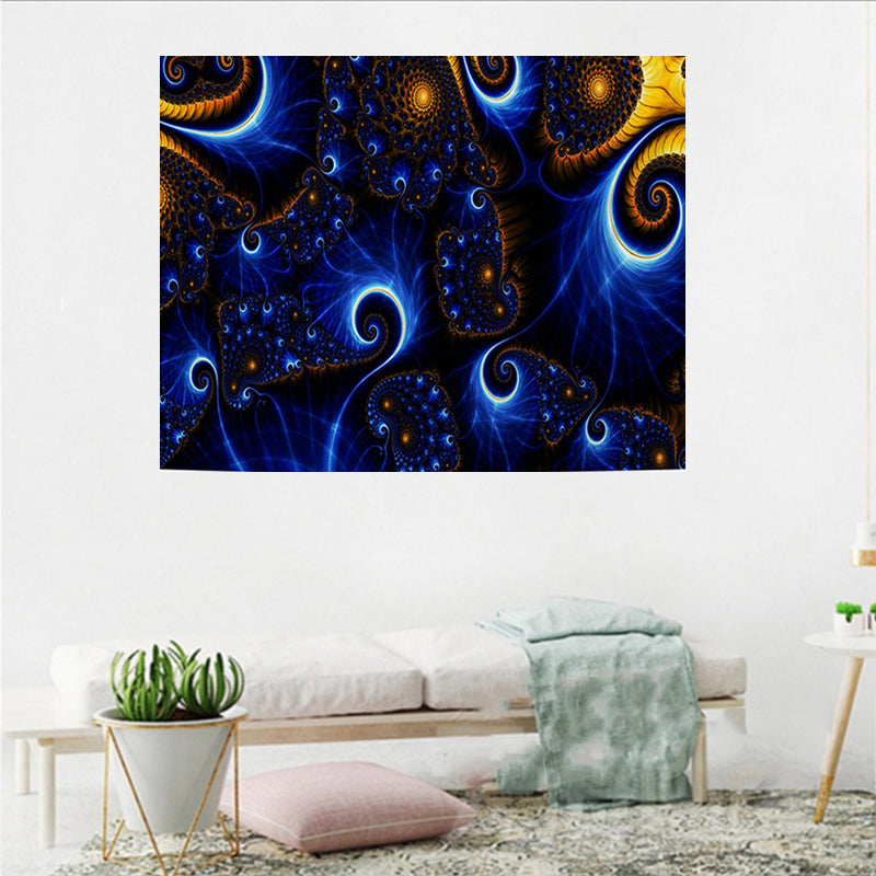 Fibonacci Void Tapestry Psychedelic Wall Hanging