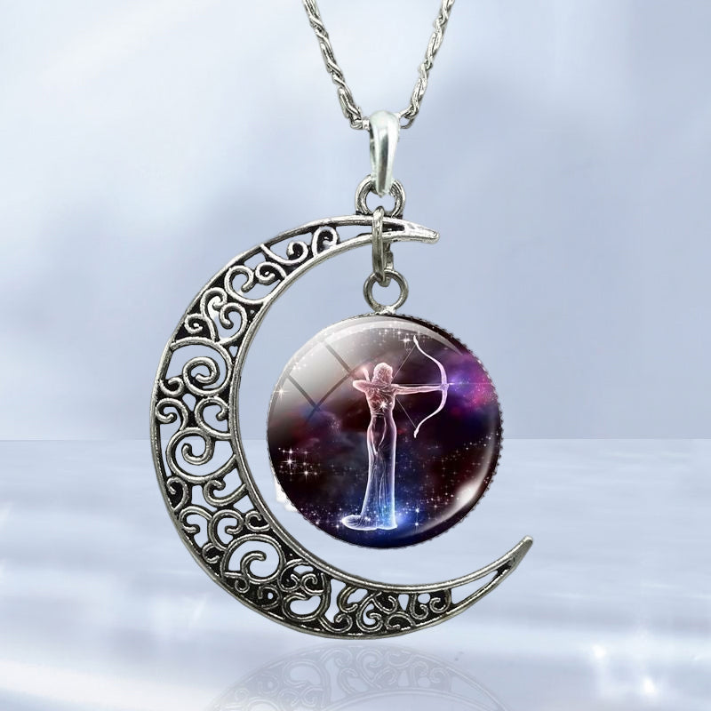 Zodiac Moon Necklace