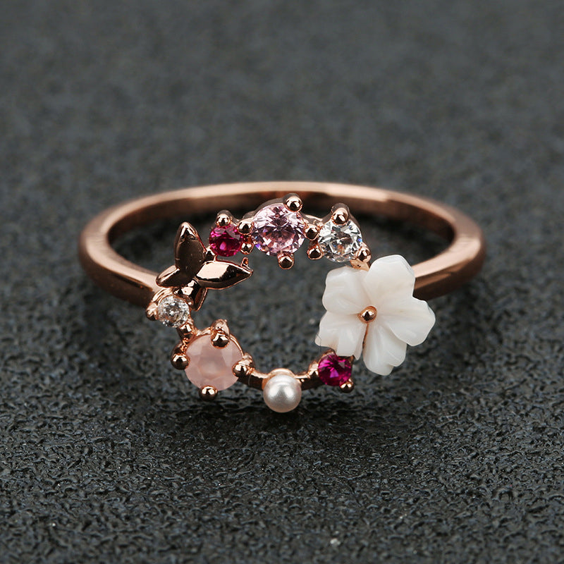 'Away With The Butterflies' Ring