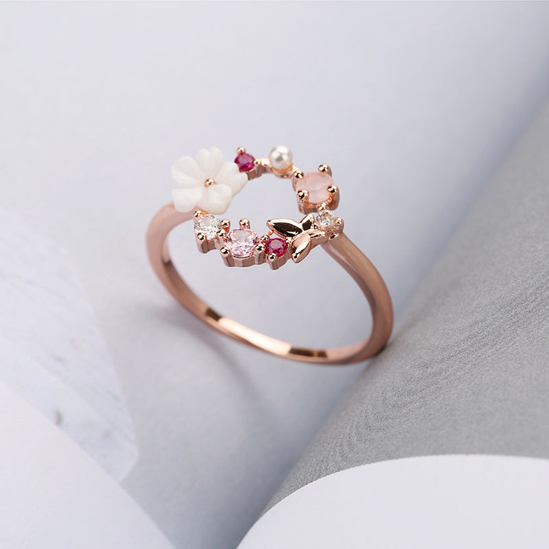 'Away With The Butterflies' Ring