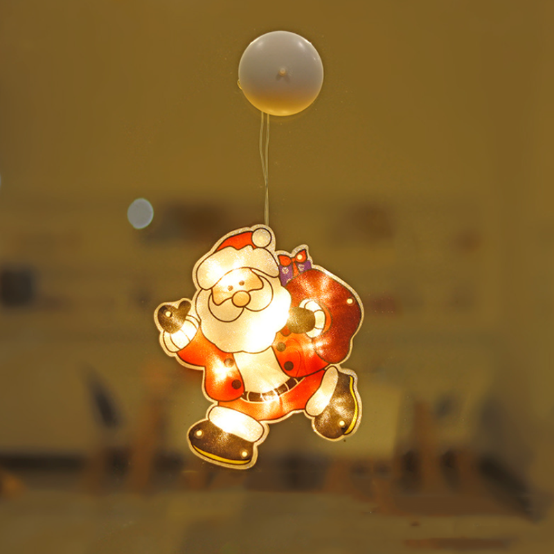 Christmas window suction cup lights