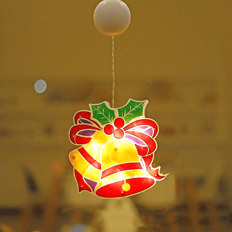 Christmas window suction cup lights