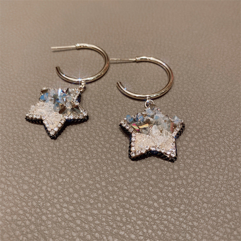 Crystal Star Earrings