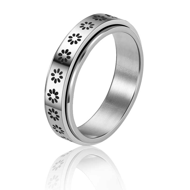 Daisy Anxiety Fidget Ring