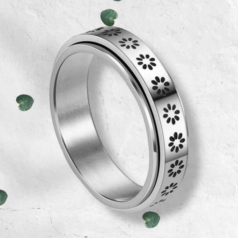 Daisy Anxiety Fidget Ring