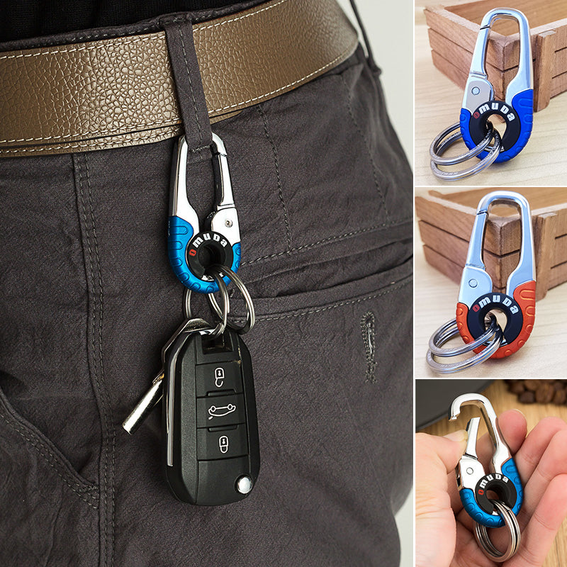 👏Creative Stainless Steel Keychain✅No more worries about lost of keys✅