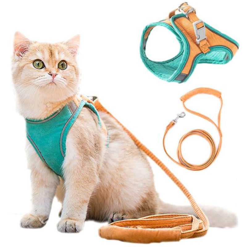 Cat Vest Harness and Leash Set