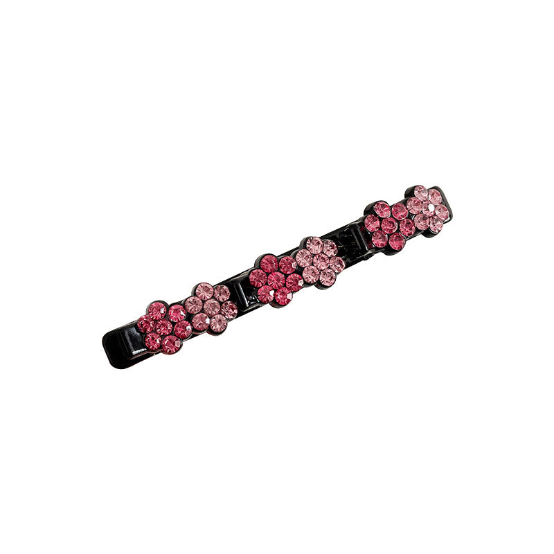 Rhinestone Flower Hairpin