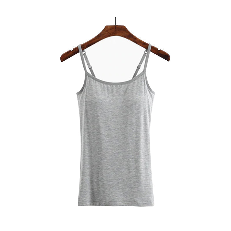 Women’s Tank Top with Built in Removable Bra