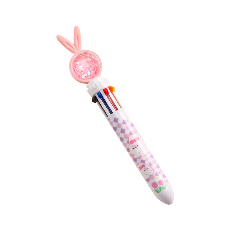 10 Colors Cartoon Rabbit Ballpoint Pens - 🐰Easter Gift