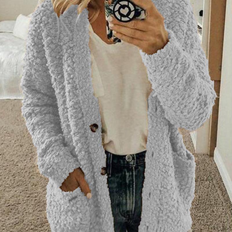 Dimoohome™ Women's Plush Casual Coat