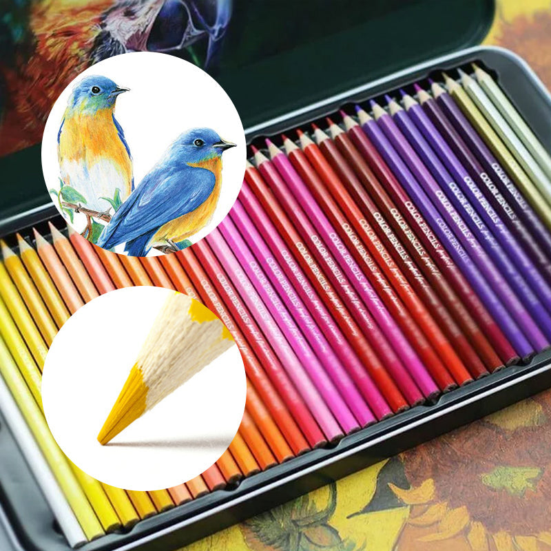 Portable Colored Pencils Set