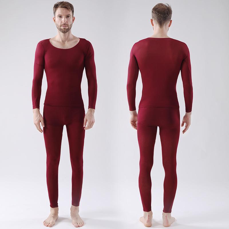 Unisex Seamless Elastic Thermal Inner Wear Ultra Soft Base Layer Underwear Set