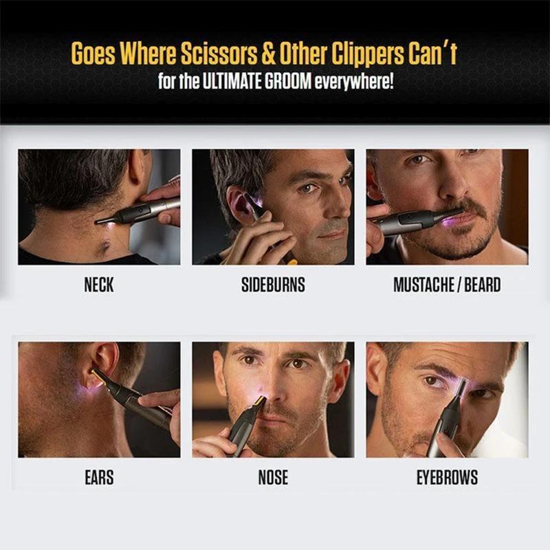 Ultra-thin Precision Trimmer Ear Nose Hair Trimmer Clipper