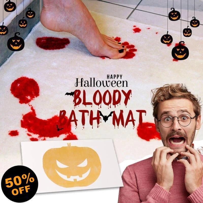 Bloody Color Changing Bath Mat