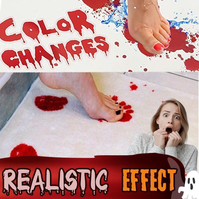 Bloody Color Changing Bath Mat