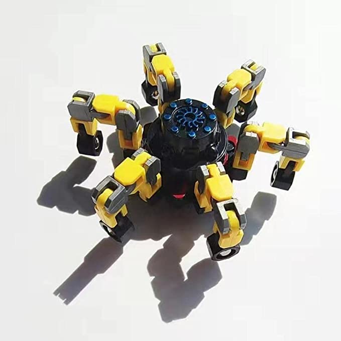 Twisted Robot Spinner Toy Transformable Fingertip Gyro